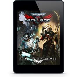 Warhammer 40 000 Wrath Glory Redacted Records 2 Cubicle 7 Games