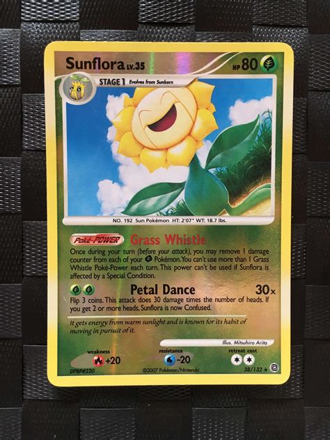 Sunflora Rare Reverse Diamond Pearl Secret Wonders