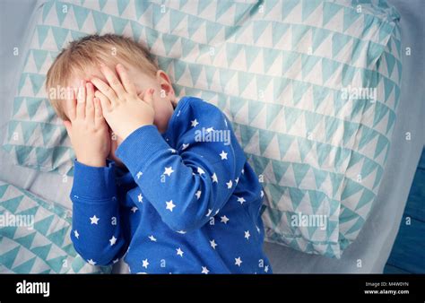 One Year Old Baby Crying Stock Photo Alamy