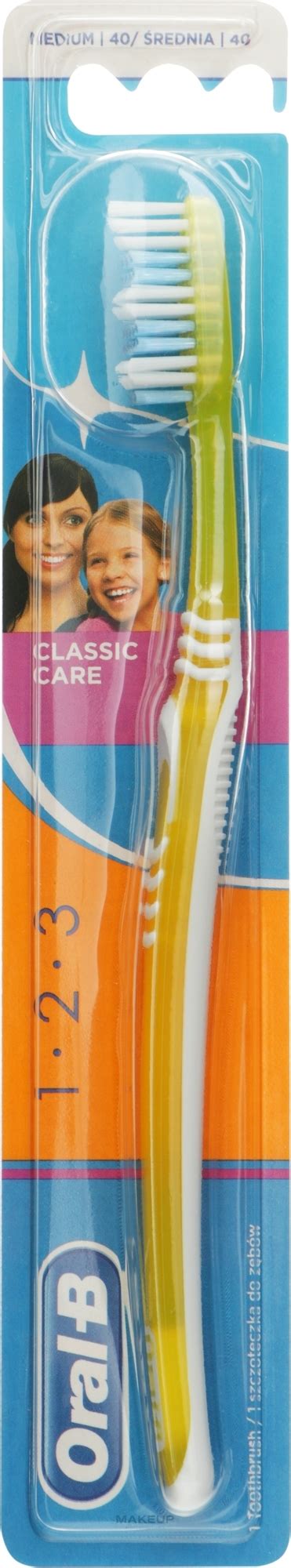 Oral B 1 2 3 Classic Care Medium Toothbrush Toothbrush Medium Hard