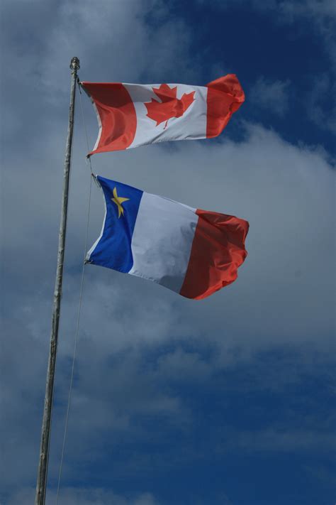 Drapeaux Canada Acadie Le Monde En Images