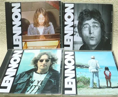 【やや傷や汚れあり】送料230円 Cd4枚組 ジョン・レノン John Lennon 全73曲 日本盤 歌詞ブックレット欠 対訳掲載 エルトン