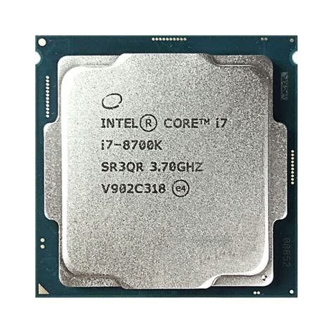 Used Intel OEM Core I7 I7 8700K Hexa Core 6 Core 3 70 GHz Processor