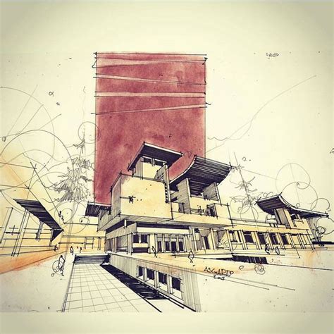 Architecture Daily Sketches On Instagram By Architectdrw Arch