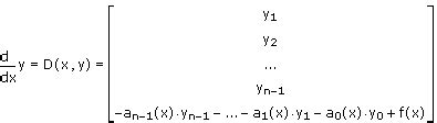 To Rewrite A Higher Order Ode As A System Of First Order Odes