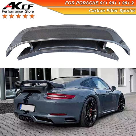 Carbon Fiber Techart Style Spoiler For Porsche Rear