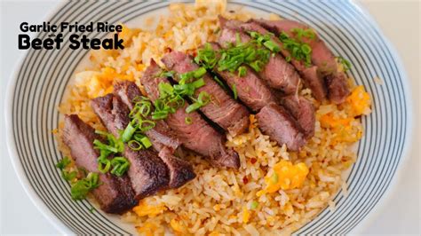 Garlic Butter Fried Rice With Beef Steak Recipe Ready In Minutes