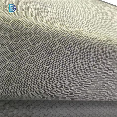 China Factory 3K 240g Hexagon Football Pattern Carbon Fiber Fabric