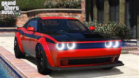 GTA 5 Bravado Gauntlet Hellfire Last Call Dodge Challenger Hellcat