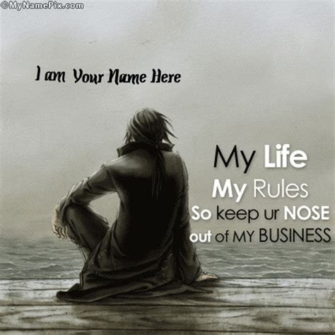 My Life My Rules With Name