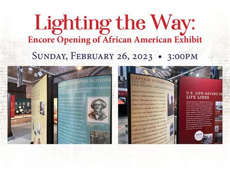 Encore Opening of African American Exhibit - National Lighthouse Museum