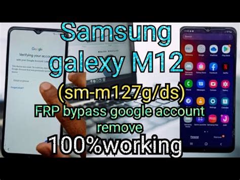 Samsung Galexy M Sm M G Frp Bypass Goole Account Remove