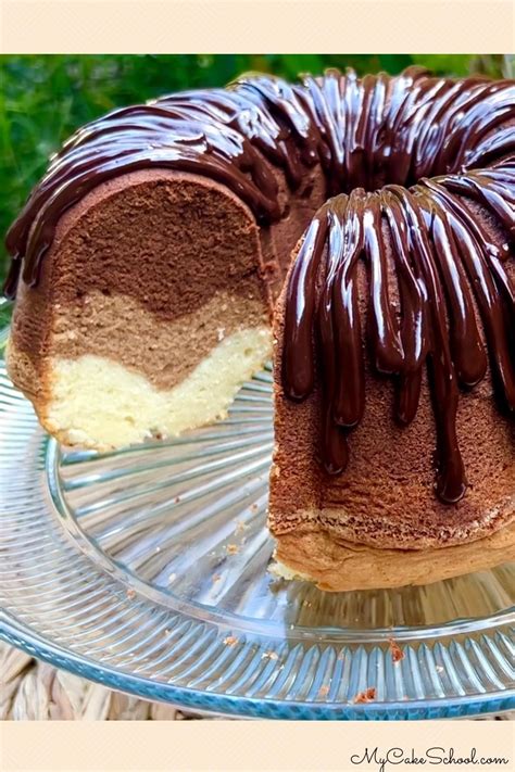 Neapolitan Zebra Bundt Cake Marble Bundt Cake Recipe Cake Recipes