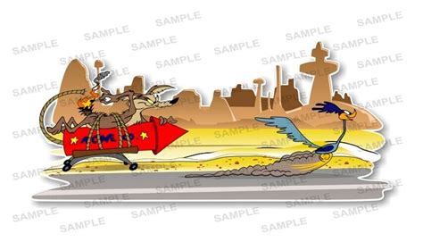 Wile E Coyote Acme Rocket