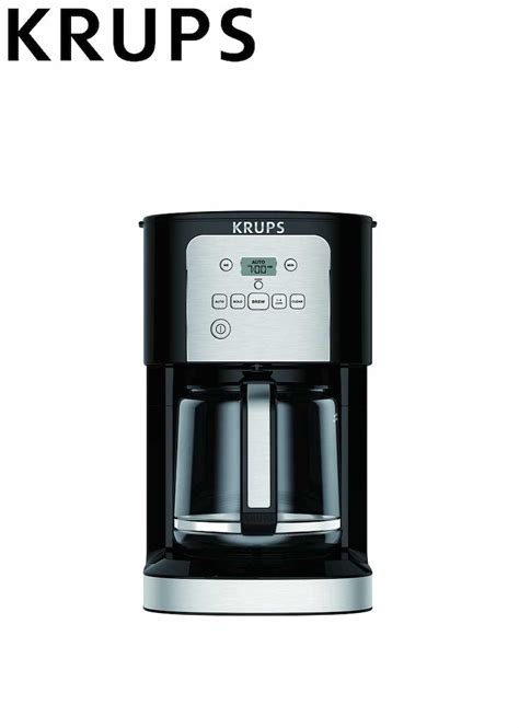 Krups Ec Cup Thermobrew Programmable Coffee Maker Black