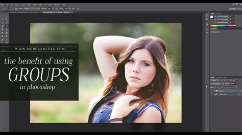The Benefit Of Using Groups In Photoshop Youtube
