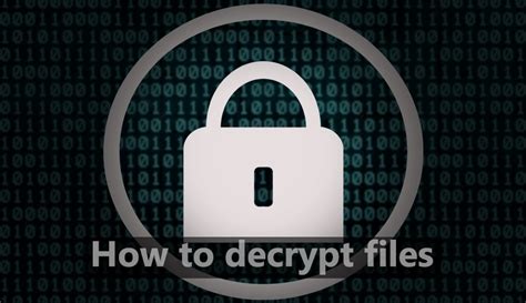 How To Decrypt Files Encrypted By A Virus Myspybot