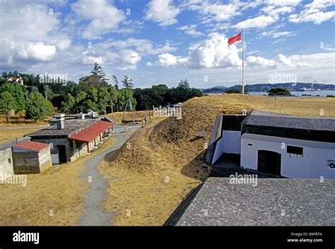 A View Of The Historic Fort Rodd Hill Provincial Park Victoria Canada