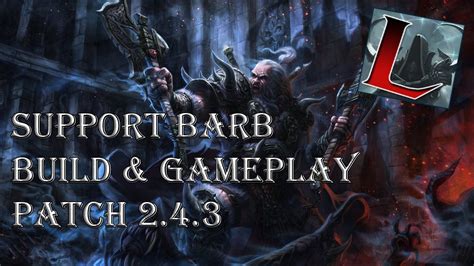 Diablo 3 RoS Support Barb Build Gameplay Patch 2 4 3 YouTube