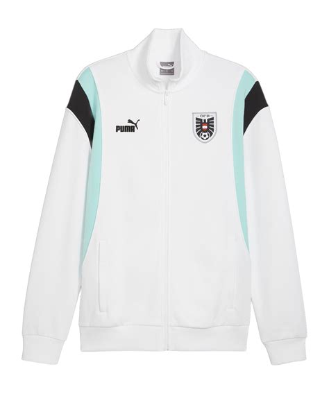 Puma Sterreich Ftbl Archive Trainingsjacke Weiss F Fan Shop Fan