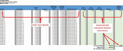 Incurred Expense Accrual And Prepayment Excel Calculator 02 27 2023