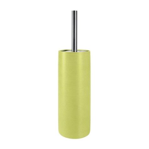 Spirella Brosse Wc avec support Céramique TUBE RIBBED Vert Pistache