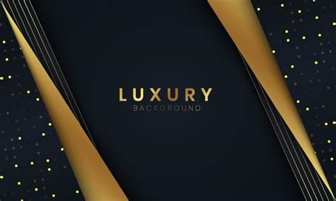 Abstract Gold And Black Luxury Background With Dots 1040158 Vector Art At Vecteezy