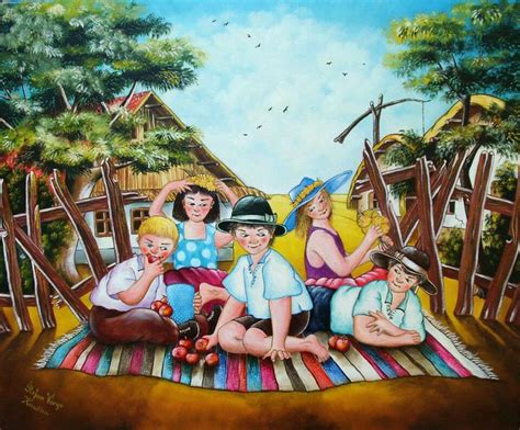 Naive art by Štefan Varga Kovačica Serbia Naive art Art Painting