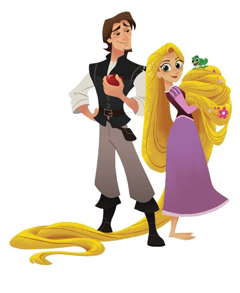 Rapunzel and Flynn Rider Disney Fairy Tale Couple Free HD PNG | PNG All