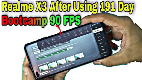 Realme X3 90 FPS PUBG Test King Of Bootcamp Realme X3 After Using