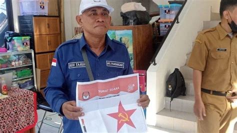 Surat Suara Berlogo Palu Arit Ditemukan Saat Penghitungan Suara Di Tps