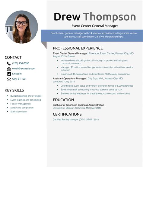 20 Best General Manager Resume Examples and Templates for 2025