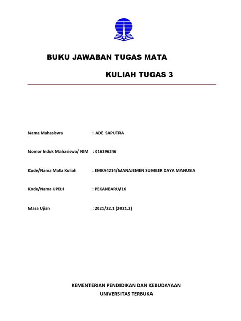 Kop Tugas Pdf