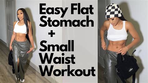 Easy Minute Flat Stomach Smaller Waist Home Workout Janaye Penn