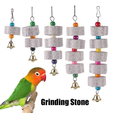 Home Pet Supplies Cage Ornament Chewing Mineral Bird Chew Toy Parrot