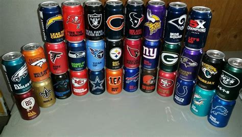 New Limited Edition 2017 Nfl Football Team Bud Light Beer Can Season