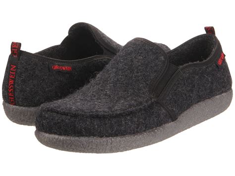 Giesswein – Innsbruck (Charcoal) Slippers - Slippers.com - Shop Comfy