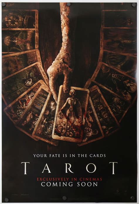 Tarot Theatrical Style Movie Poster 2 Sided 27x40 Great Horror Poster