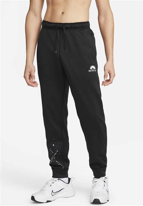 Nike Performance M Nk Tf Flc Dye Tracksuit Bottoms Black Summit