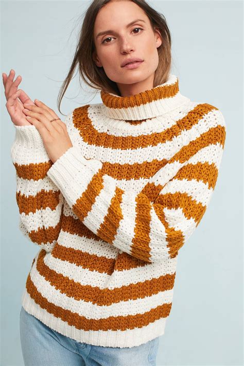 Maribel Striped Turtleneck Striped Turtleneck Turtle Neck Cozy