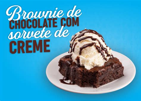 CREMOSO O Melhor Sorvete BLOG Brownie De Chocolate Sorvete