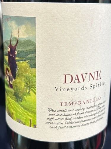 Bodegas Manzanos Davne Vineyards Sprits Tempranillo Vivino US