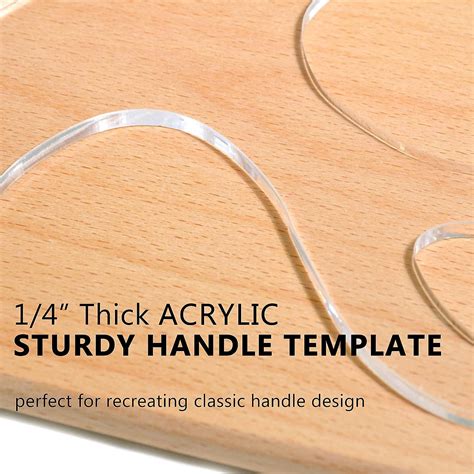 Charcuterie Template Cutting Board With Acrylic Handle X