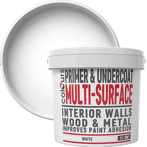 Colours Universal White Multi Surface Primer And Undercoat 5l Diy At Bandq