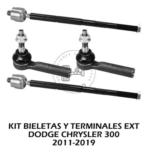 Kit Bieletas Y Terminales Ext Dodge Chrysler 300 2011 2019 Envío gratis