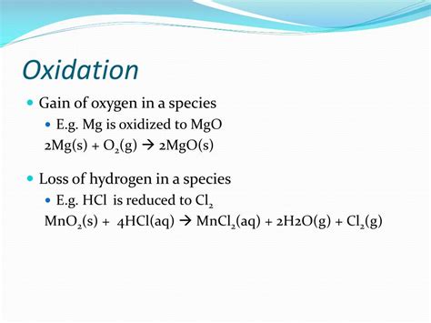 Ppt Oxidation And Reduction Powerpoint Presentation Free Download