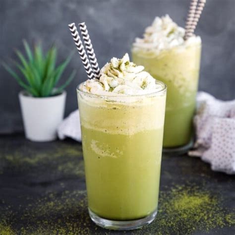 Healthy Matcha Green Tea Frappuccino The Busy Baker