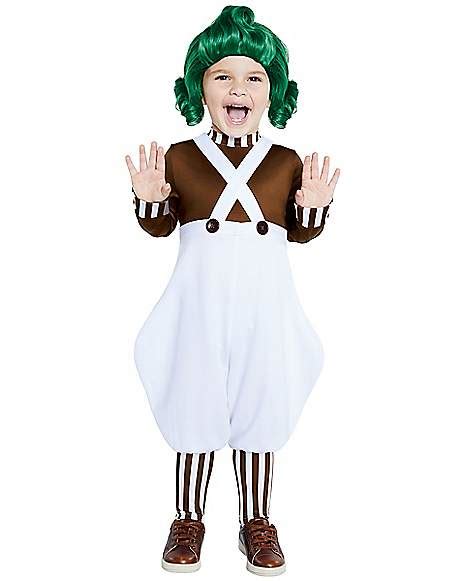 Willy Wonka Child Oompa Loompa Costume, 53% OFF