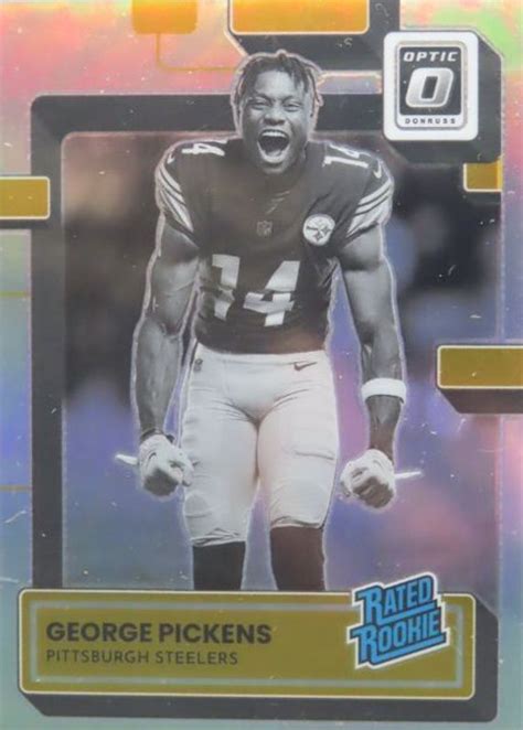 George Pickens Optic Holo Variation Price Guide Sports Card