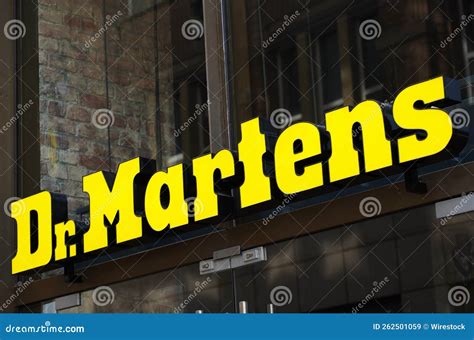 Dr. Martens Logo Sign Above Entrance of Local Chain Store Editorial ...